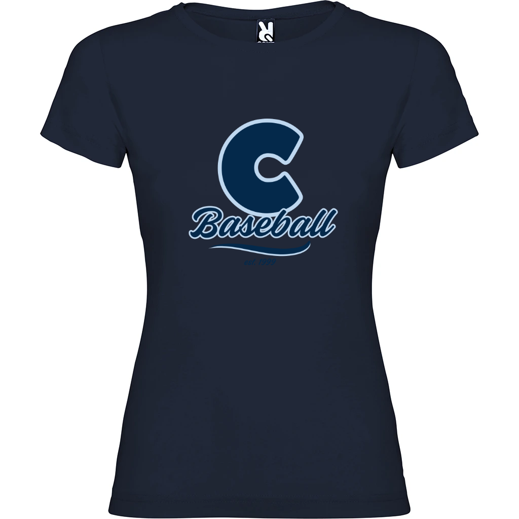 Dámské bavlněné tričko Céčko Baseball tmavě modrá